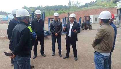 石鎮(zhèn)槐、陳箐帶隊(duì)暗訪督導(dǎo)重大項(xiàng)目建設(shè)和安全生產(chǎn)工作